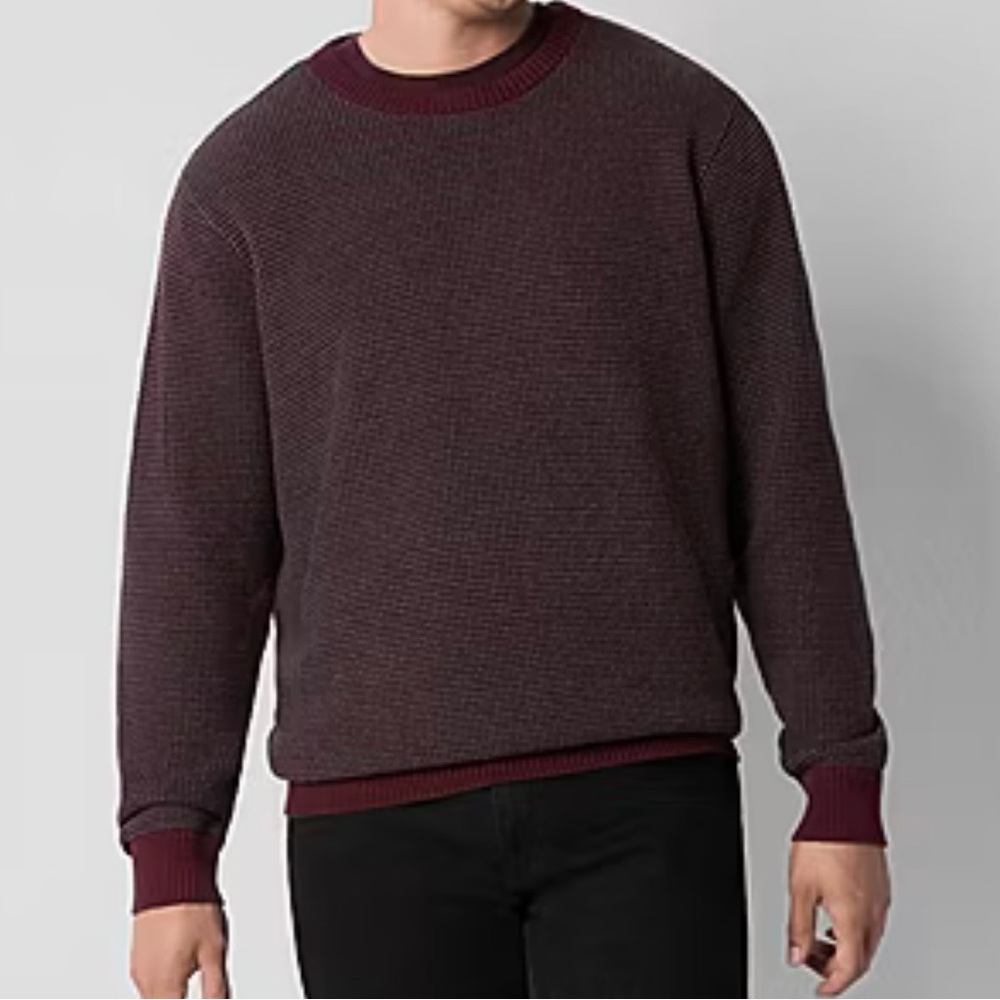 Men's Classic Maroon Crewneck Sweater